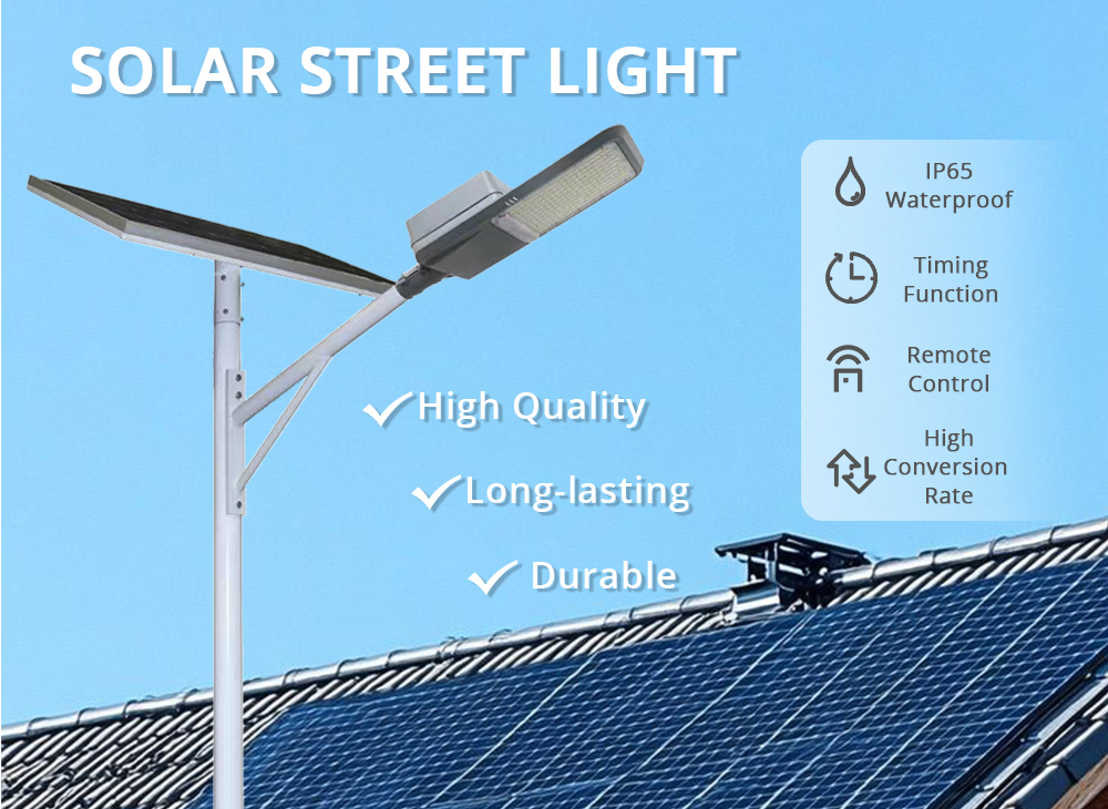 Solar Street Light Outdoor 100W 120W 150W 180W 200W Solar Street Lamp