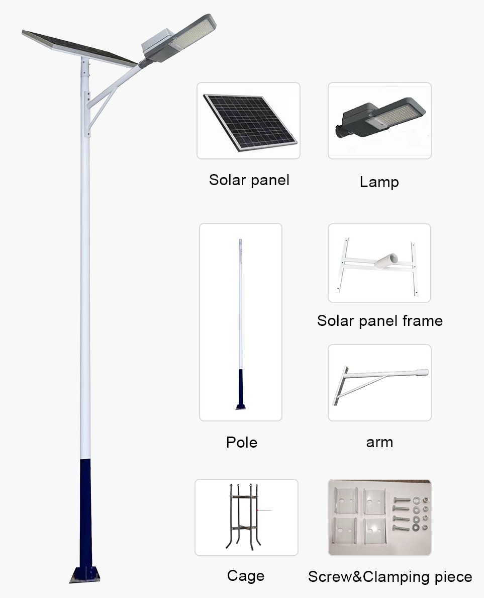 Solar Street Light Outdoor 100W 120W 150W 180W 200W Solar Street Lamp