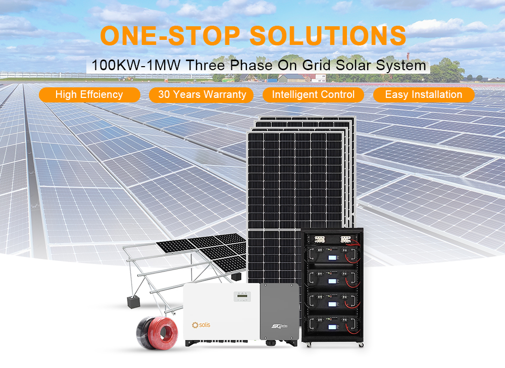 100KW 250KW 1MW Solar Panel System