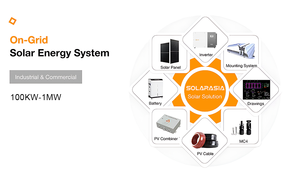Industrial and commercial solar systems