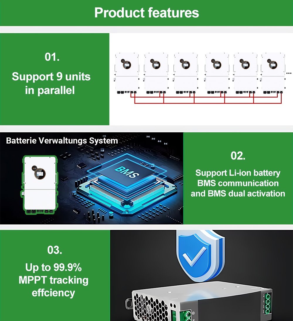 Chinese Hybrid Solar Power Inverters Srne 16 Kw 18Kw 20 Kw Solar Inverter