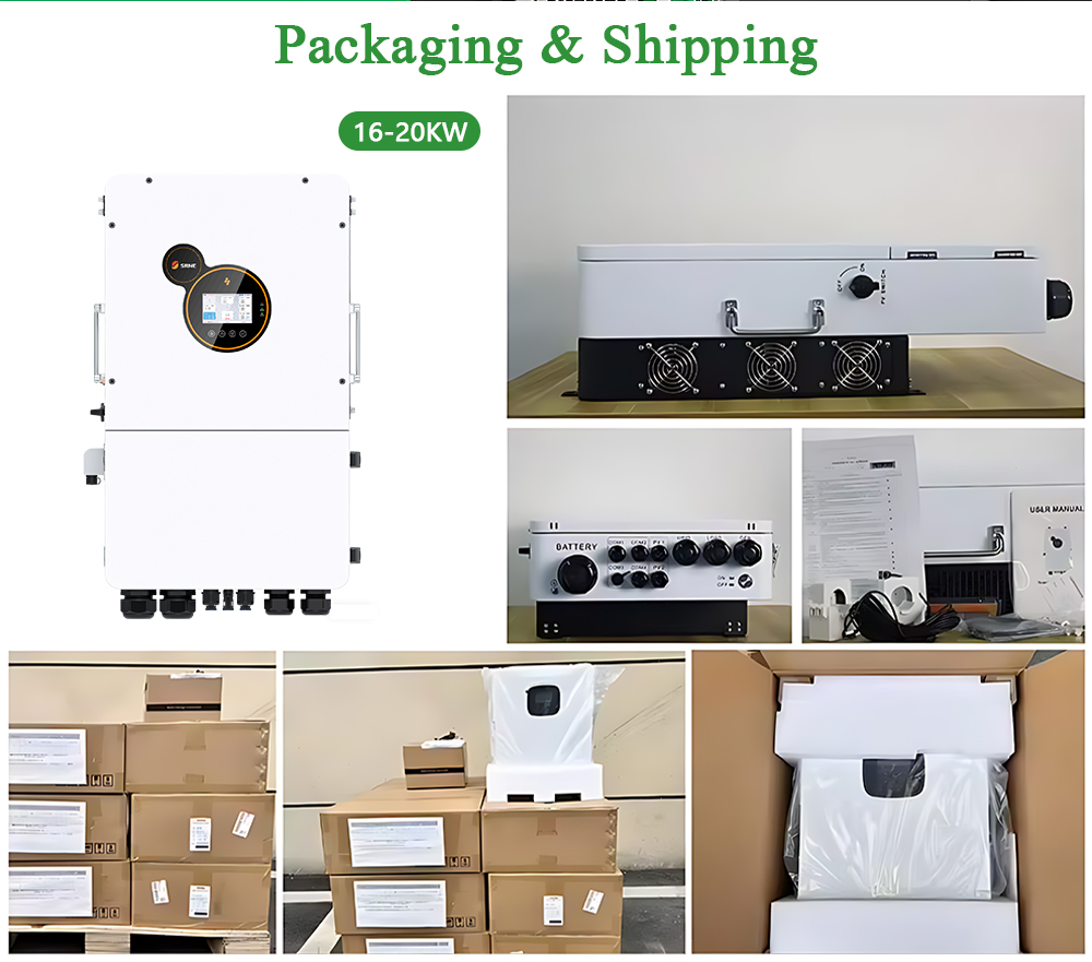 Chinese Hybrid Solar Power Inverters Srne 16 Kw 18Kw 20 Kw Solar Inverter