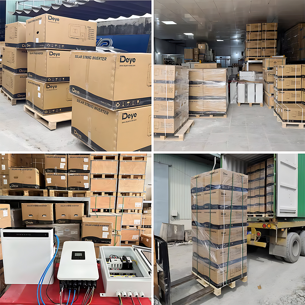 EU Version Deye Solar Inverters 5000 Watts 6 kw 8kva 10kw 12kw Three Phase Hybrid Solar Energy Inverter for Solar Panel System