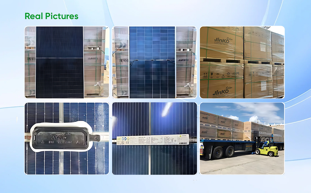 High Watt Solar Panel jinko n Type 710W 715W 720W 725W 730W 735W Aluminium Profile Bifacial Dual Glass Solar Panels for Industry