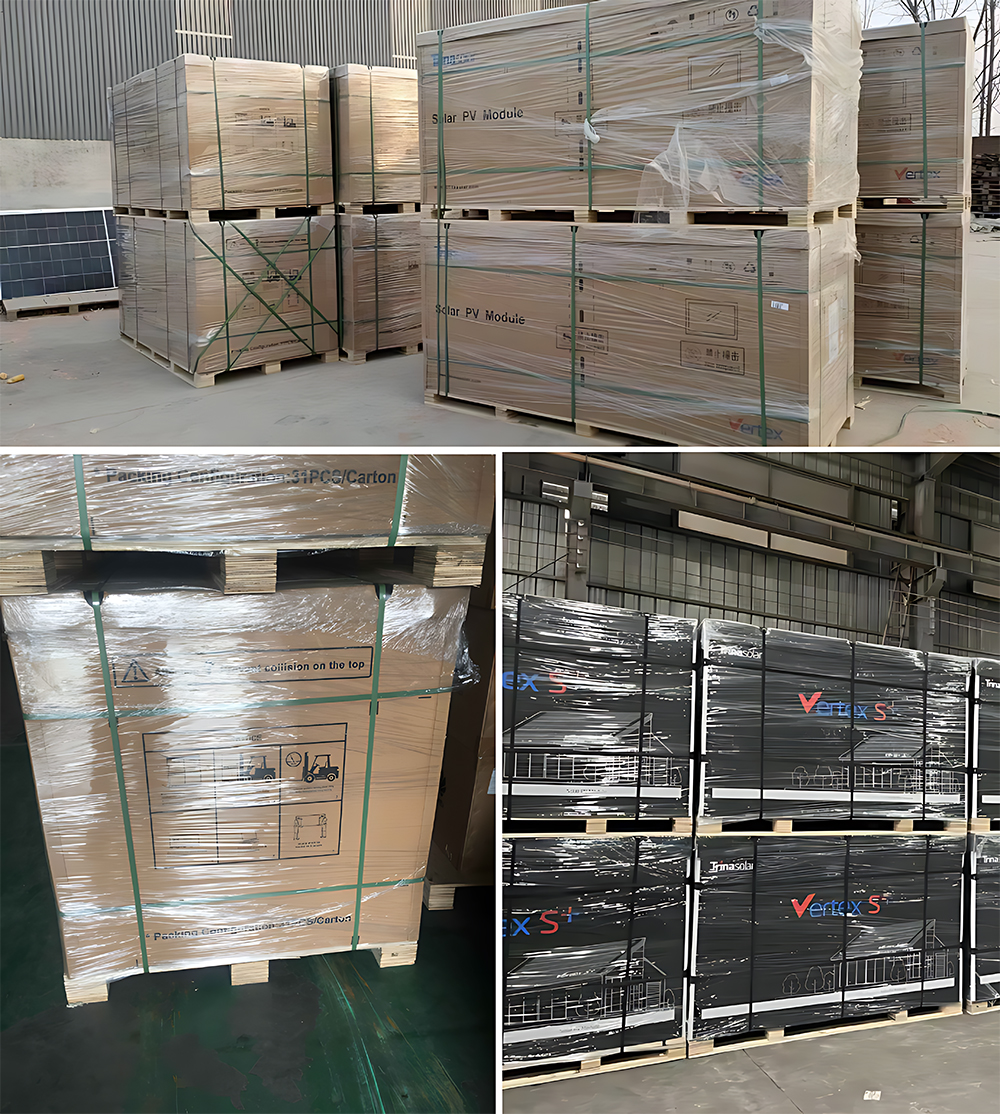 Industrial Trina Solar Panels 710 Watt 715 Watt 720w 725w 730w 740 Watt Bifacial Monocrystalline n Type Commercial Solar Panel