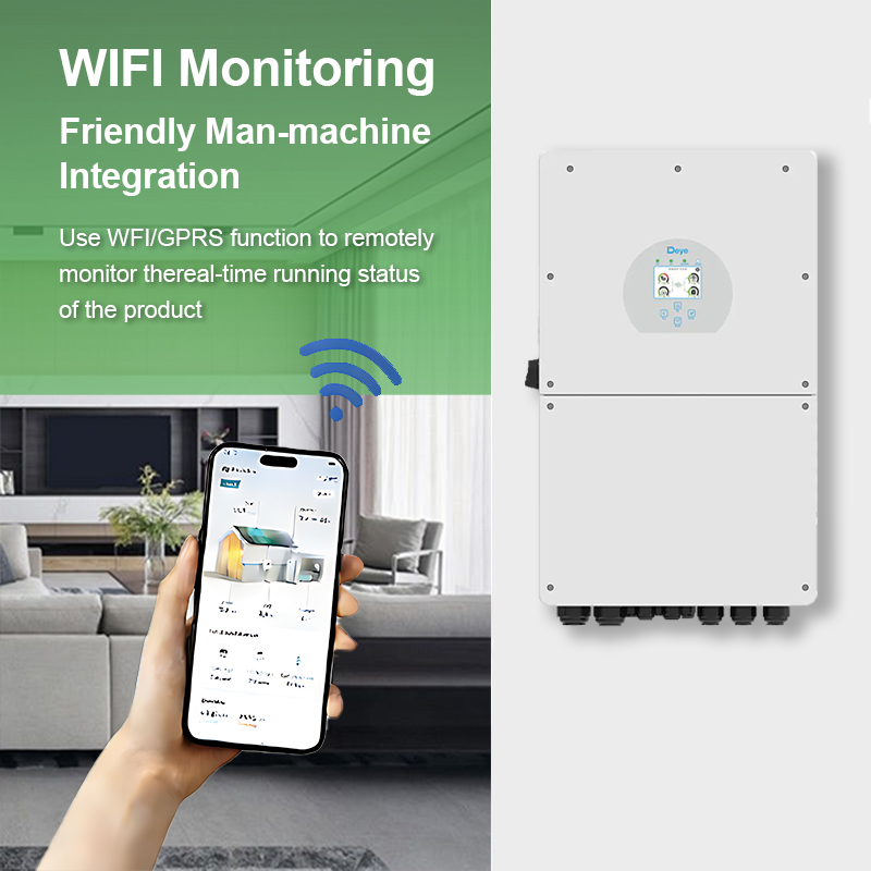 Deye 3 Phase Hybrid Solar Energy Inverter 30kw 35kw 40 kw 50kva High Voltage Photovoltaic Pure Sine Wave Inverters for Home