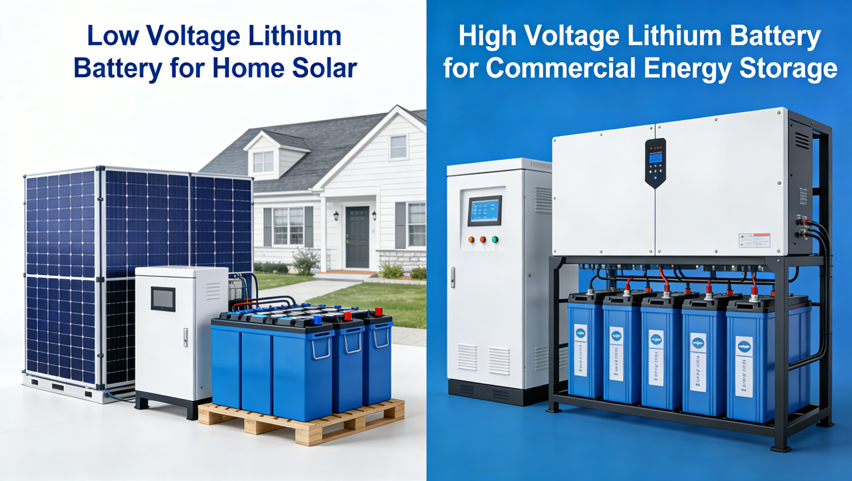 High Voltage vs Low Voltage Lithium Battery