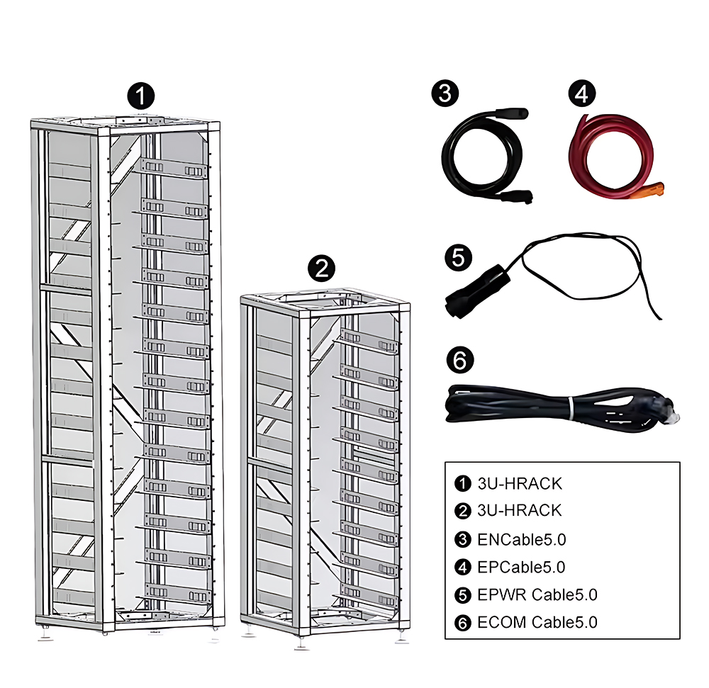 Lithium Iron Phosphate Battery Rack 51.2V 100Ah 200Ah 5kwh 10kwh Lithium Ion Energy Storage Batteries for Solar Energy