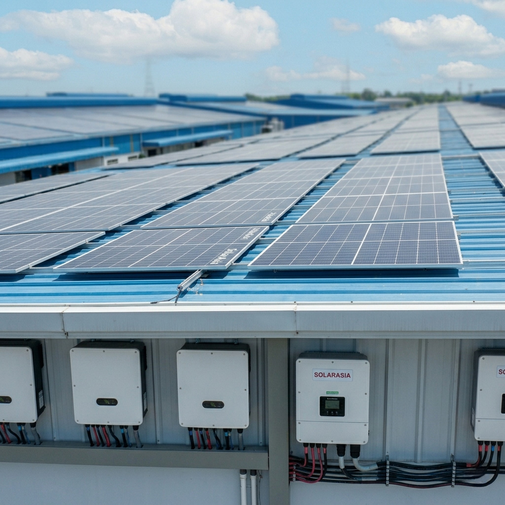 500kW Industrial Rooftop Solar System
