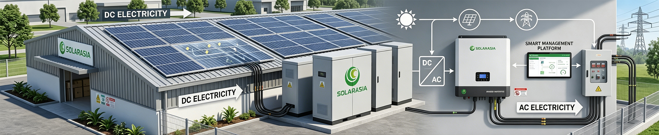Solar Panel & Inverter Power Conversion