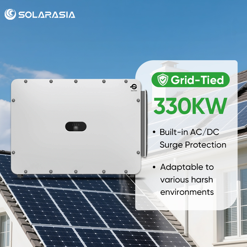 SUN2000-330KTL-H1 Smart String Inverter 330KW Three Phase Grid Tied IP66 Pure Sine Wave Commercial Solar Inverters