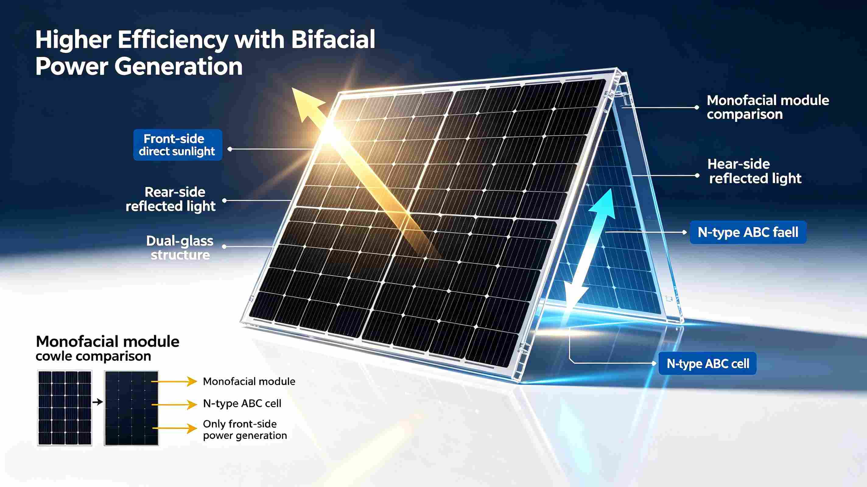 how bifacial solar panels generate electricity from both the front and rear sides. how bifacial solar panels generate electricity from both the front and rear sides.