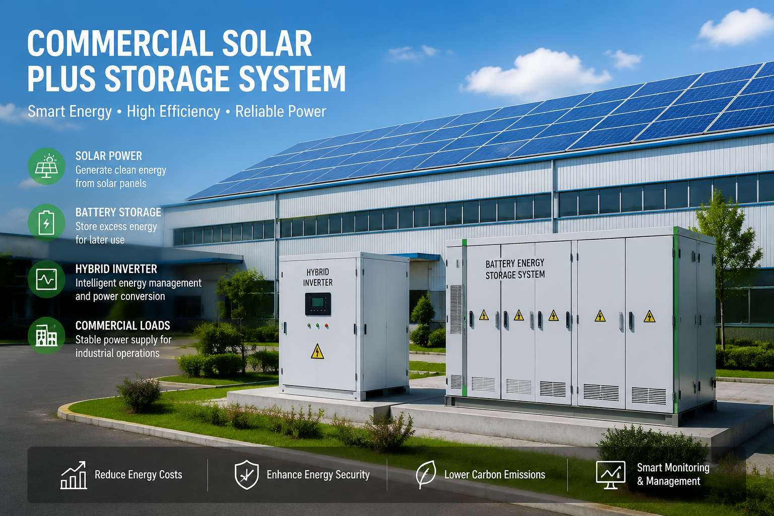 Solar Plus Storage Commercial Application Solar Plus Storage Commercial Application