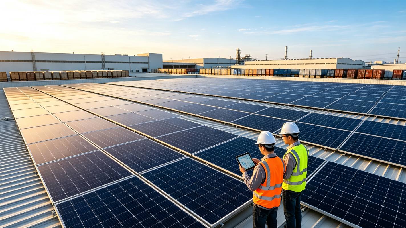 hjt solar panels commercial projects