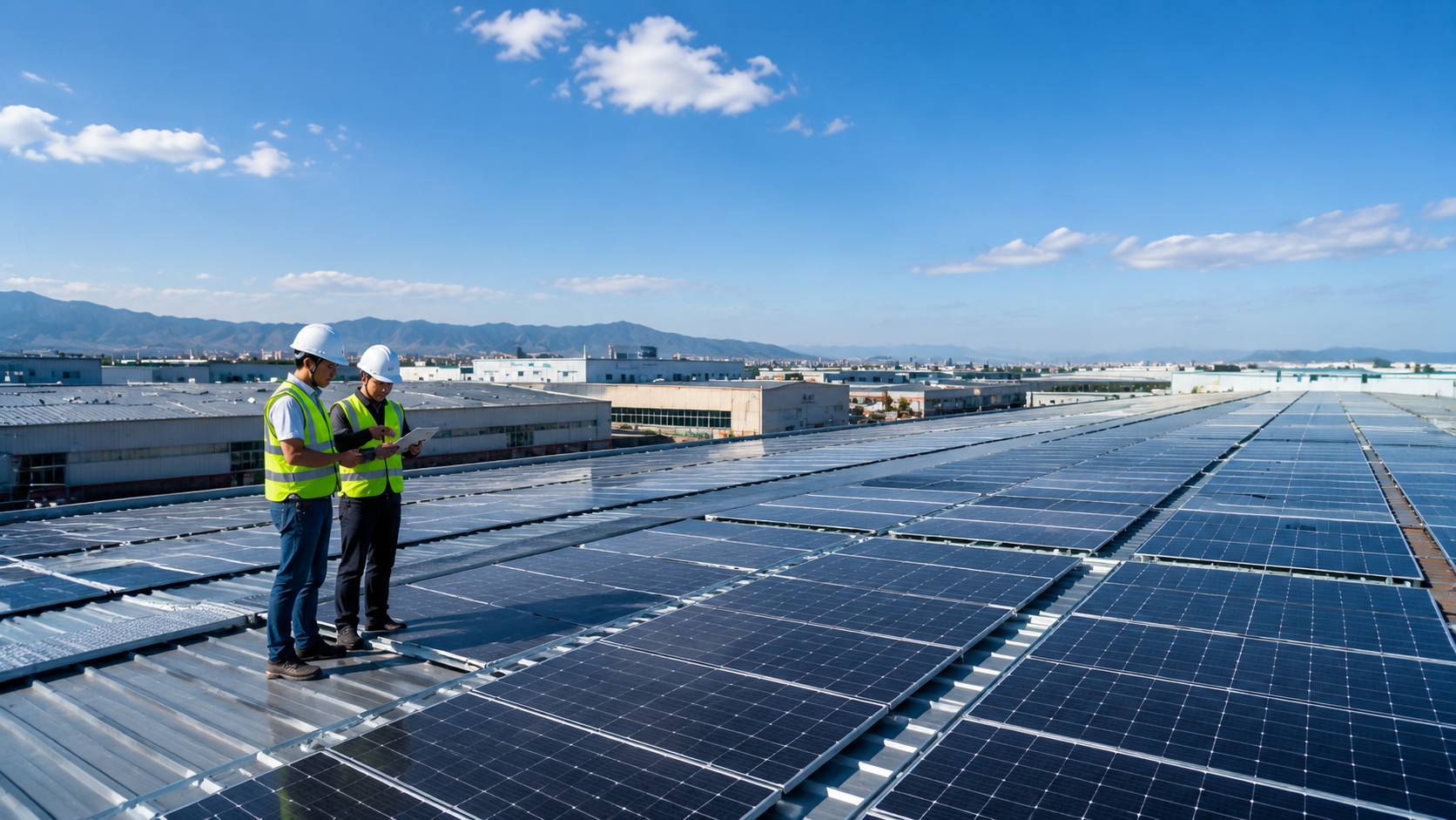 Commercial solar panels for factory and warehouse projects Commercial solar panels for factory and warehouse projects
