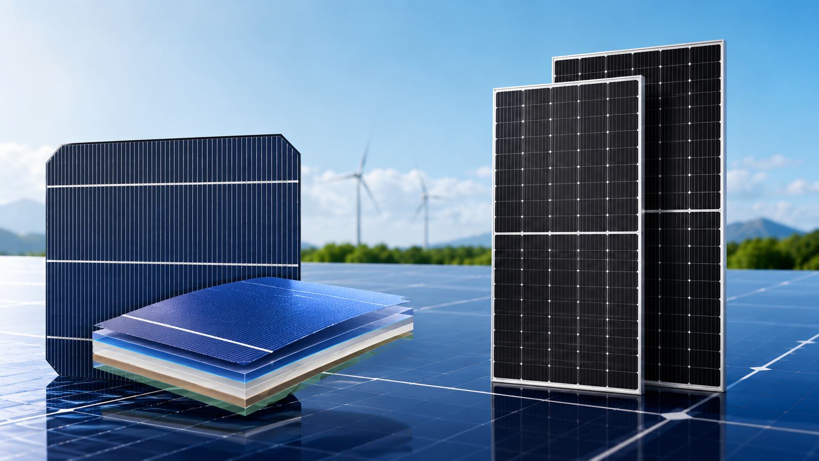 N-type TOPCon solar panel technology for utility-scale projects N-type TOPCon solar panel technology for utility-scale projects