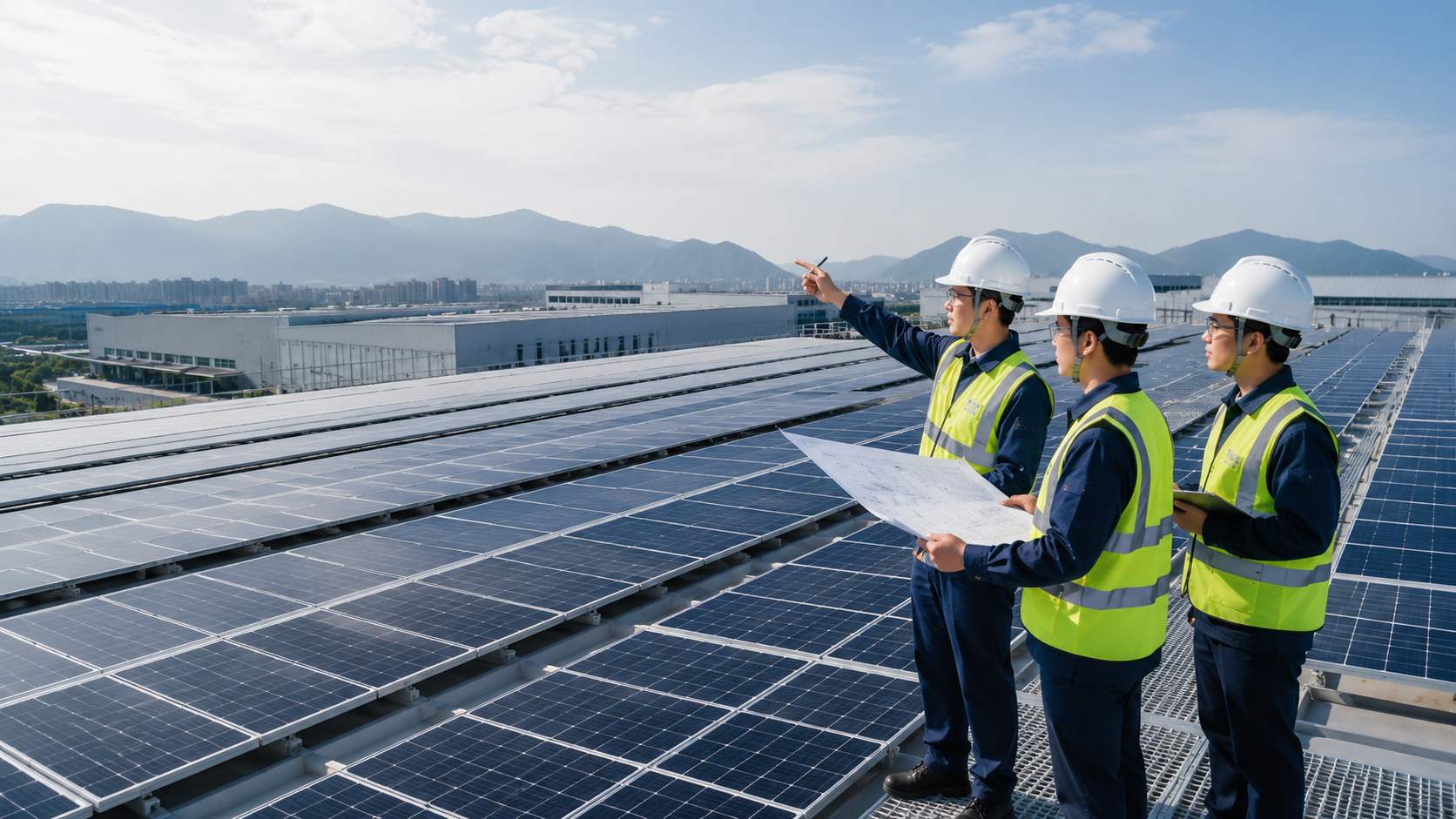 Solar panel supplier supporting a commercial EPC project Solar panel supplier supporting a commercial EPC project
