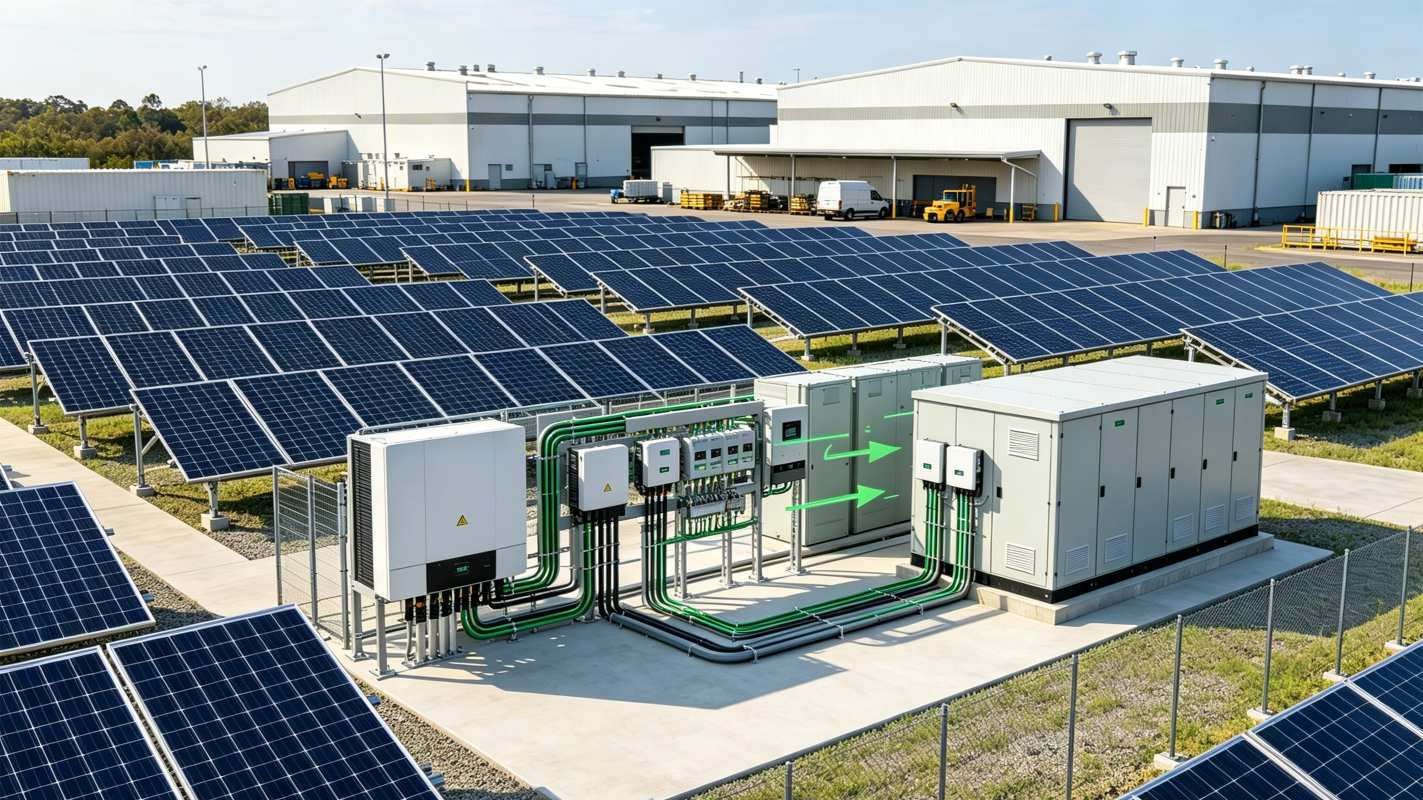 Solar PV and battery energy storage system for commercial energy management Solar PV and battery energy storage system for commercial energy management